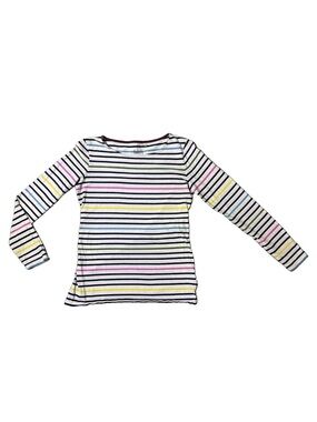 Boden Stripes Ahead The Rest Long Sleeve Tee Stripes Navy Blue White US 6 UK 10